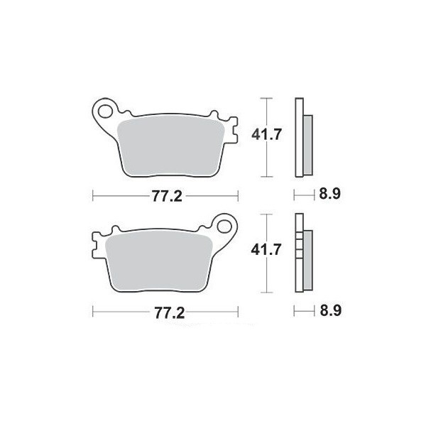 Plaquettes de frein S1174N