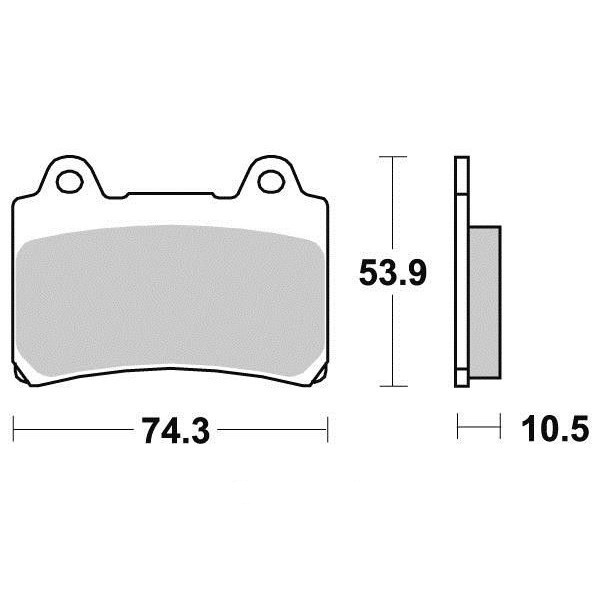 Plaquettes de frein S1242AN