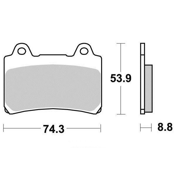 Plaquettes de frein S1242N