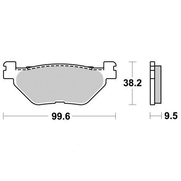 Plaquettes de frein S1269AN