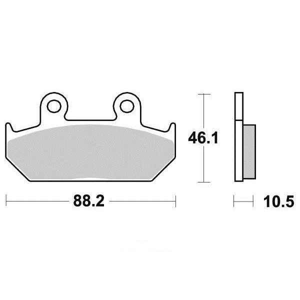 Plaquettes de frein S1005BN