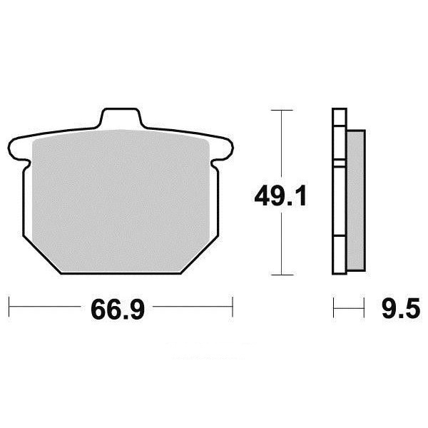 Plaquettes de frein S1027AN