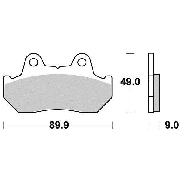 Plaquettes de frein S1044N