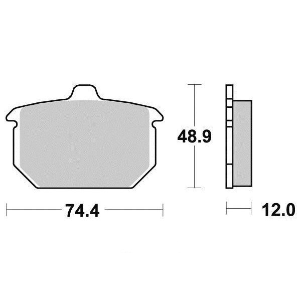 Plaquettes de frein S1022N