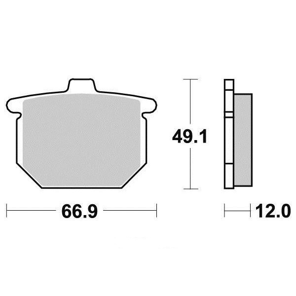 Plaquettes de frein S1027BN