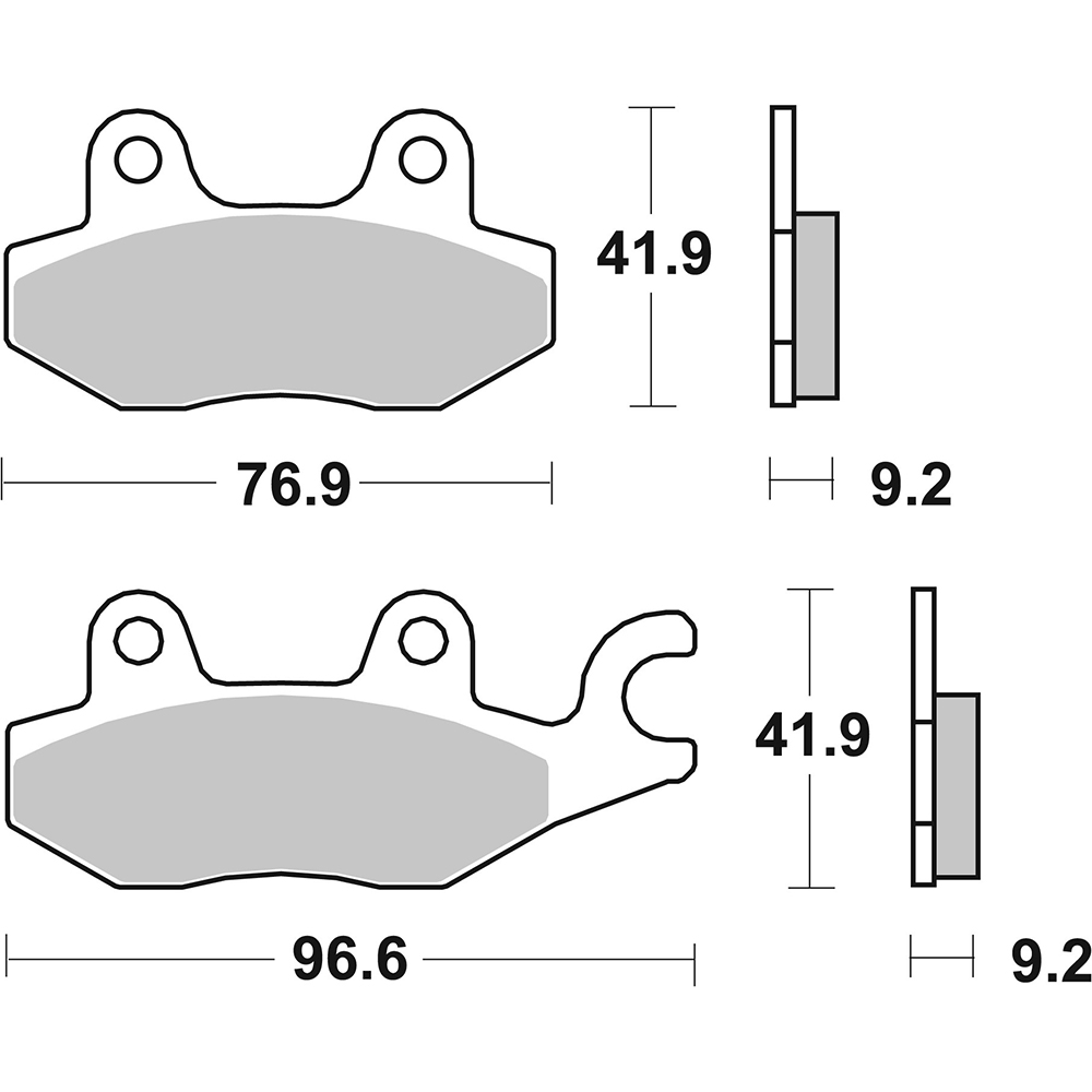 Plaquettes de frein 119CT (688)