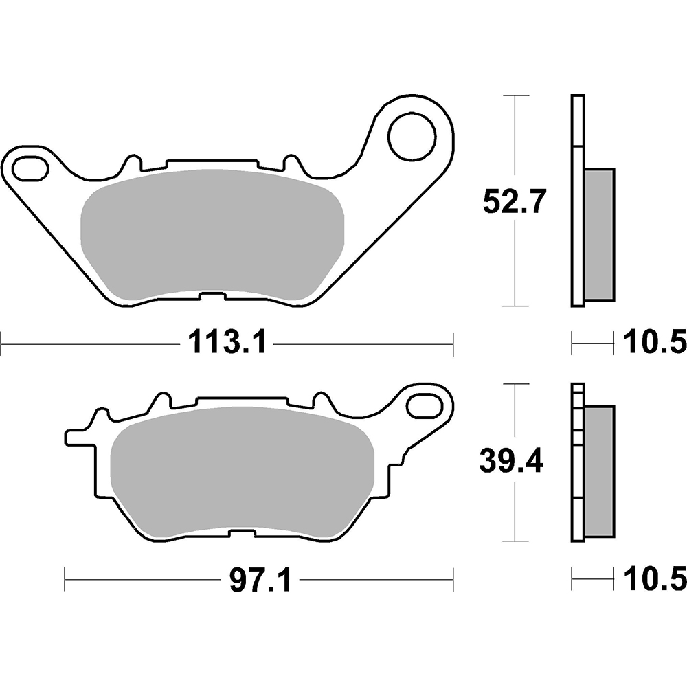 Plaquettes de frein 230CT