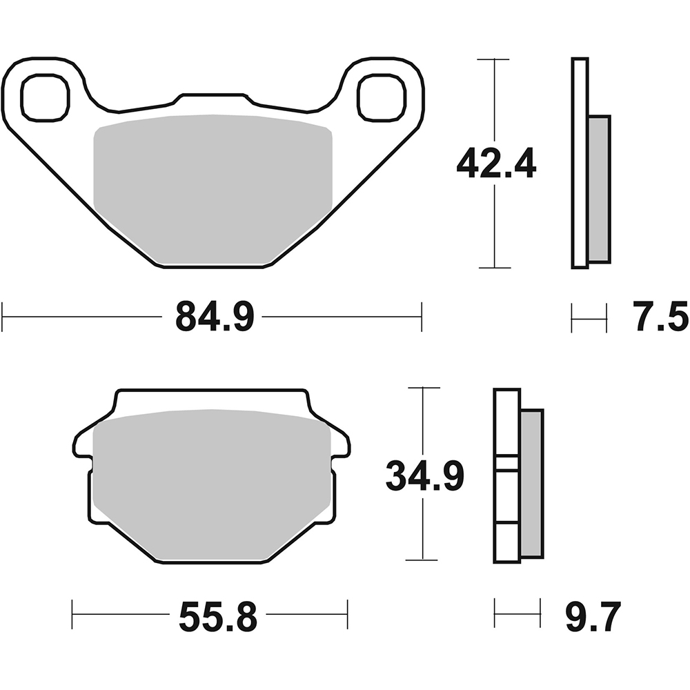 Plaquettes de frein 684HF