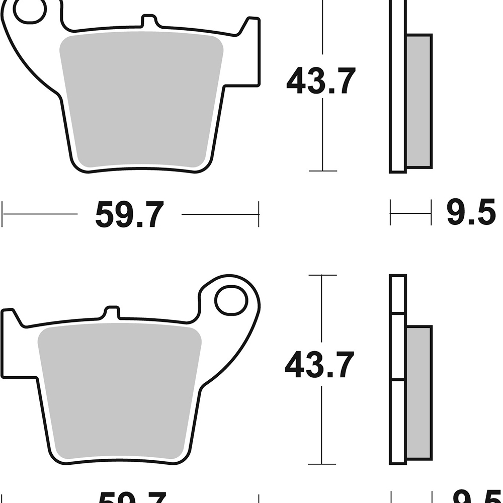 Plaquettes de frein 777CS