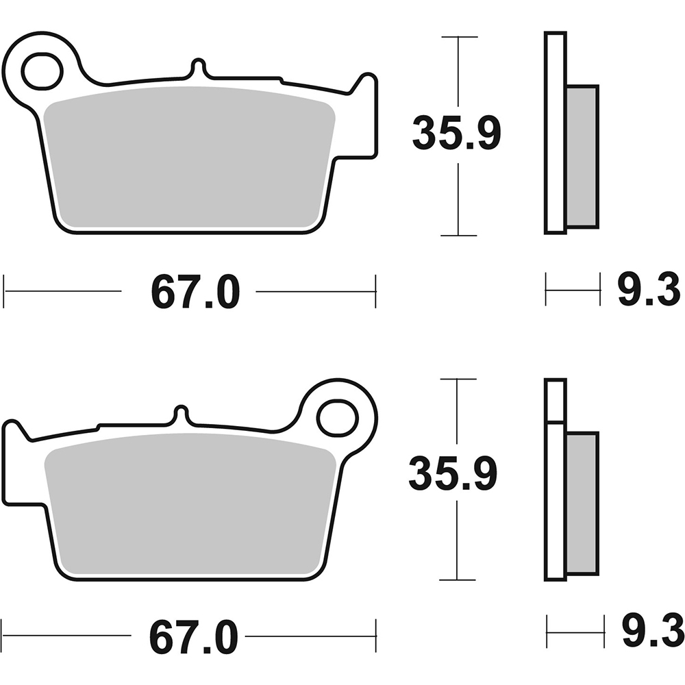 Plaquettes de frein 790CS