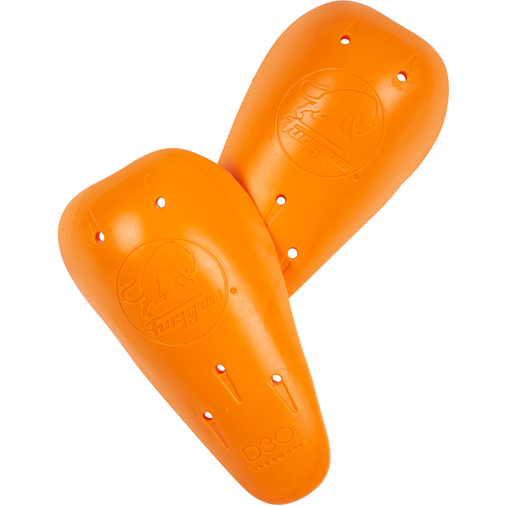 Protections genoux RACE GENOUILLERES RACE D3O SHOT noir/orange