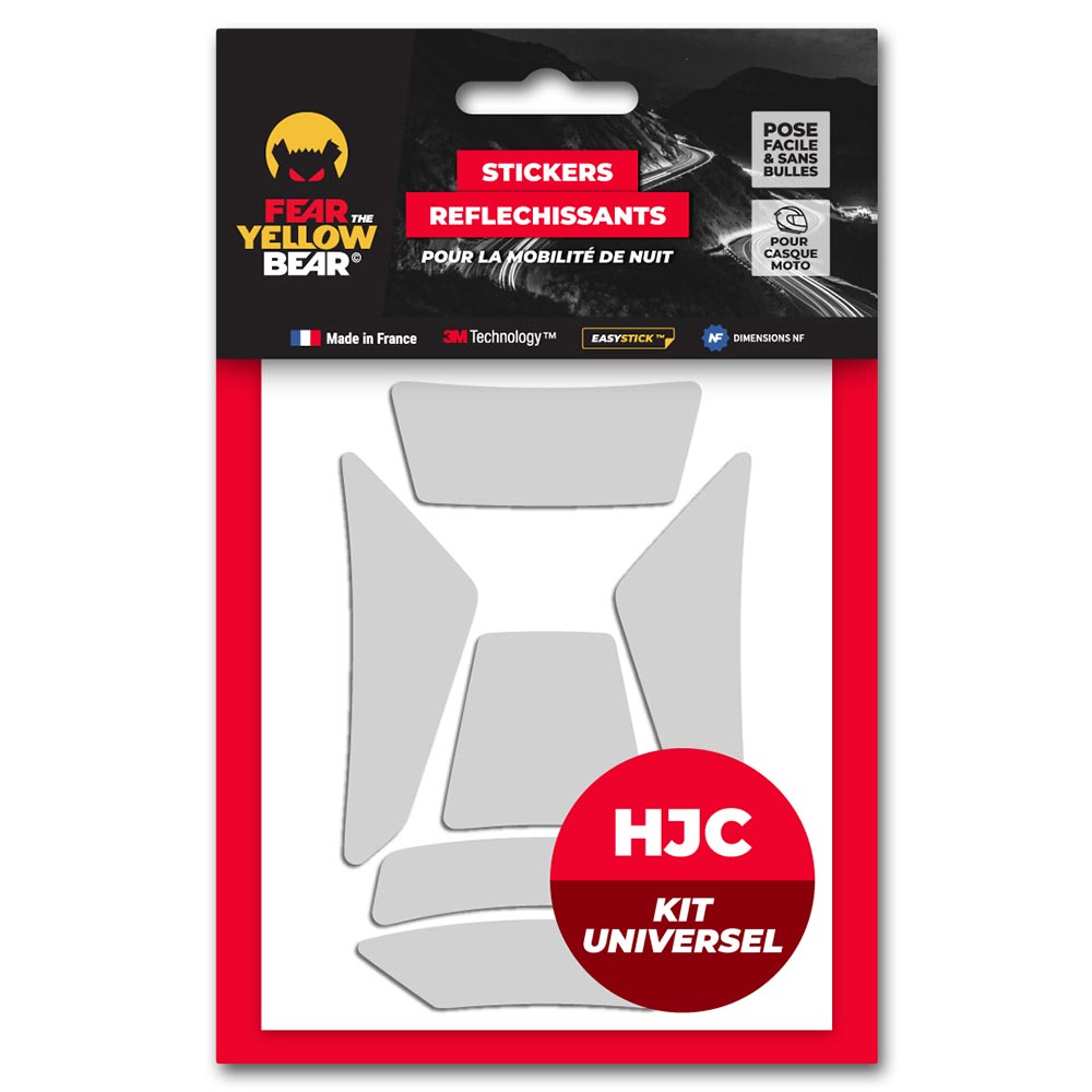 Stickers réfléchissants HJC Helmet© - Kit universel