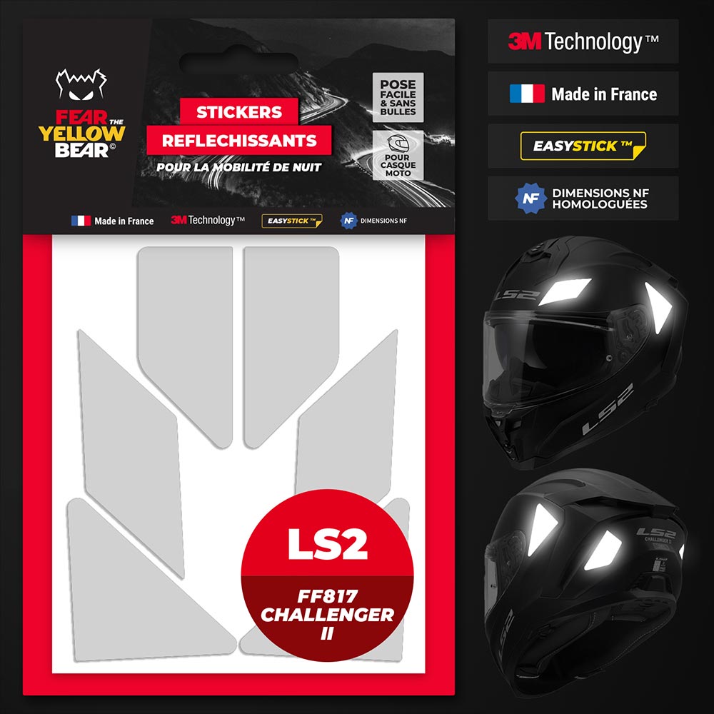 Stickers réfléchissants LS2 FF817 Challenger II™
