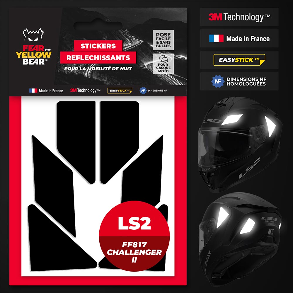 Stickers réfléchissants LS2 FF817 Challenger II™