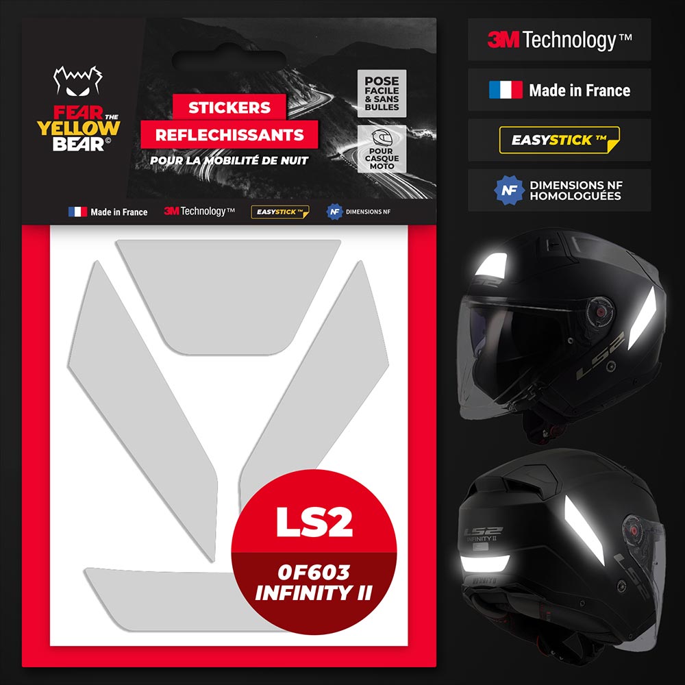Stickers réfléchissants LS2 OF603 Infinity II™