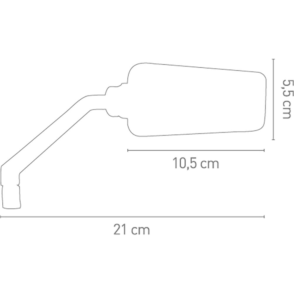 Rétroviseur Formula - Pas de 8 et 10 mm