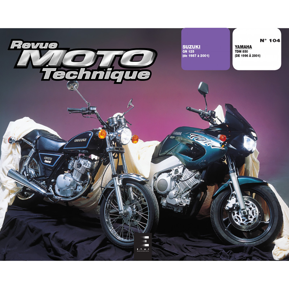 RMT 104 SUZUKI GN 125 (1987-2001) et YAMAHA TDM 850 (1996-2001)