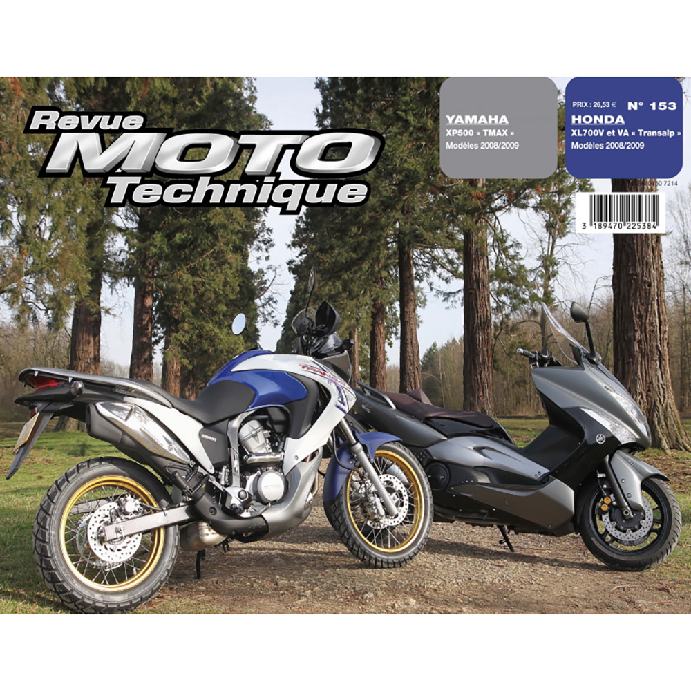 RMT 153.1 YAMAHA XP500 T-MAX (2008 à 2009) et HONDA XL700 (2008 à 2009)