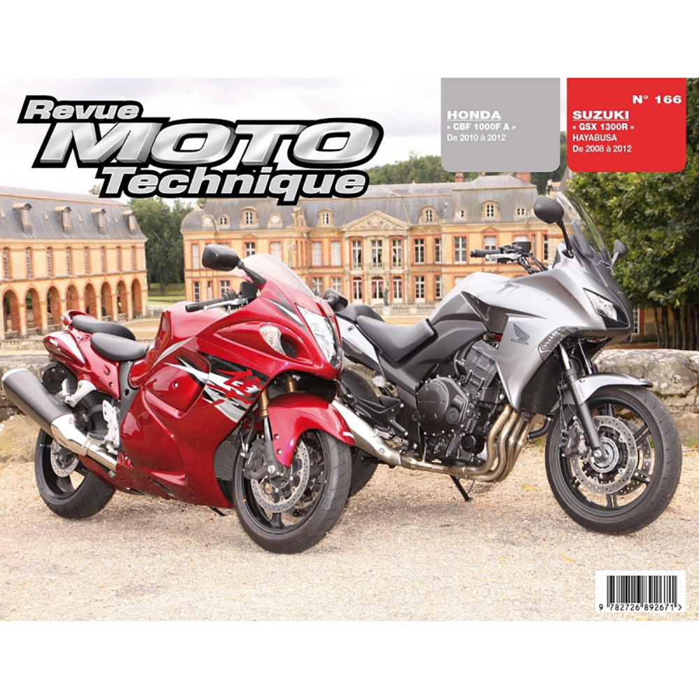 RMT 166 HONDA CBF1000FA (2010 à 2012) et SUZUKI GSX1300R HAYABUSA (2008 à 2012)