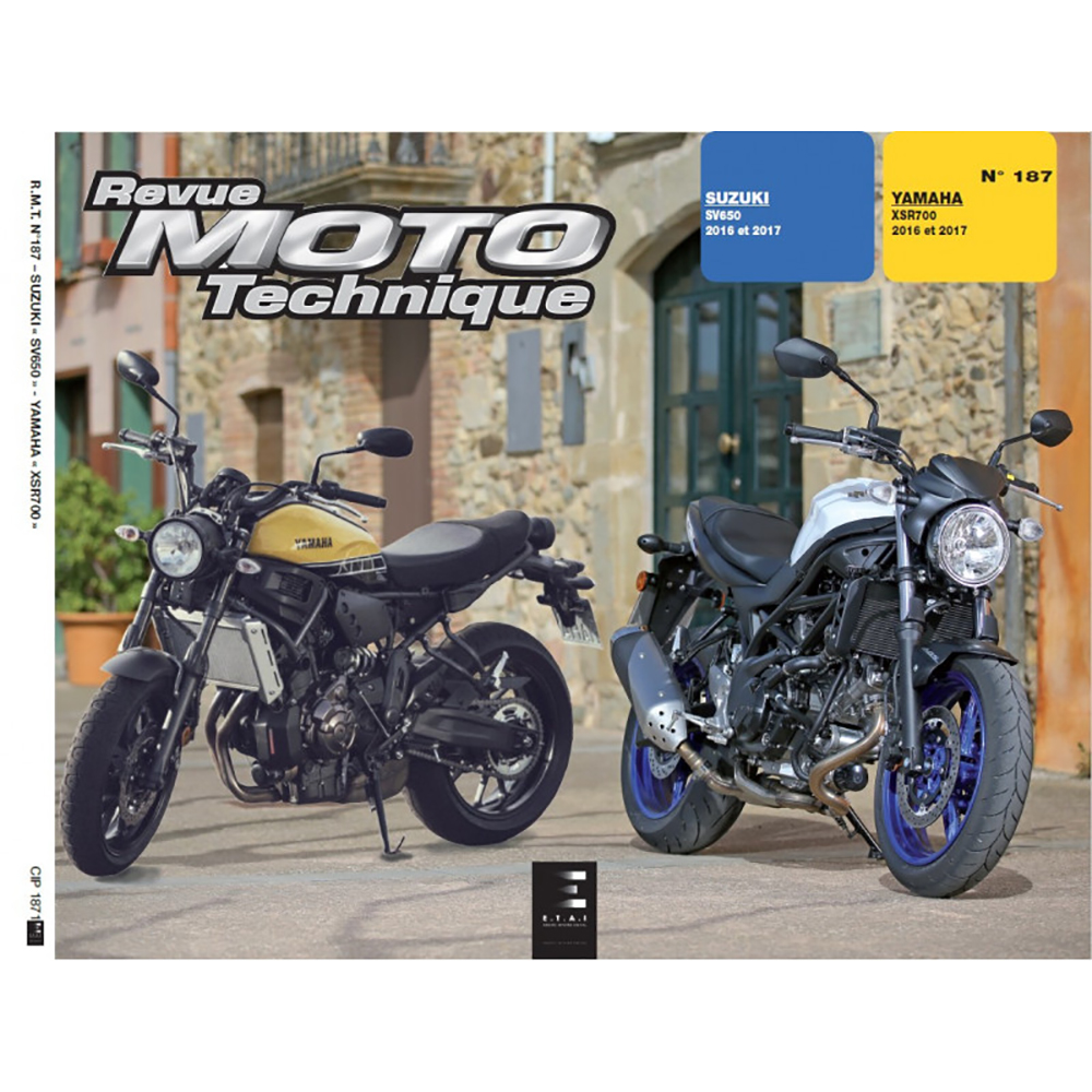 RMT 187 YAMAHA XSR700 (2016 à 2017) et SUZUKI SV650 (2016-2017)