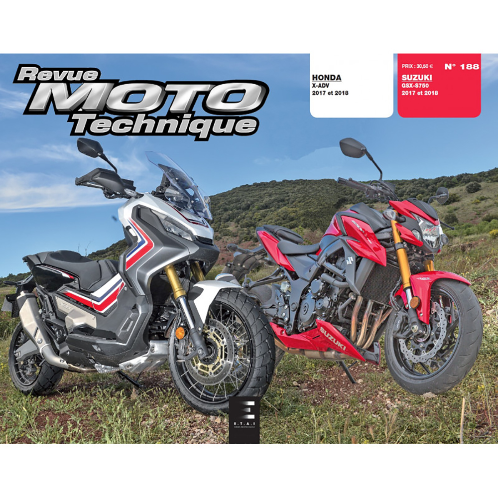 RMT 188 HONDA X-ADV 750 (2017 à 2018) et SUZUKI GSX-S 750 (2017 à 2018)