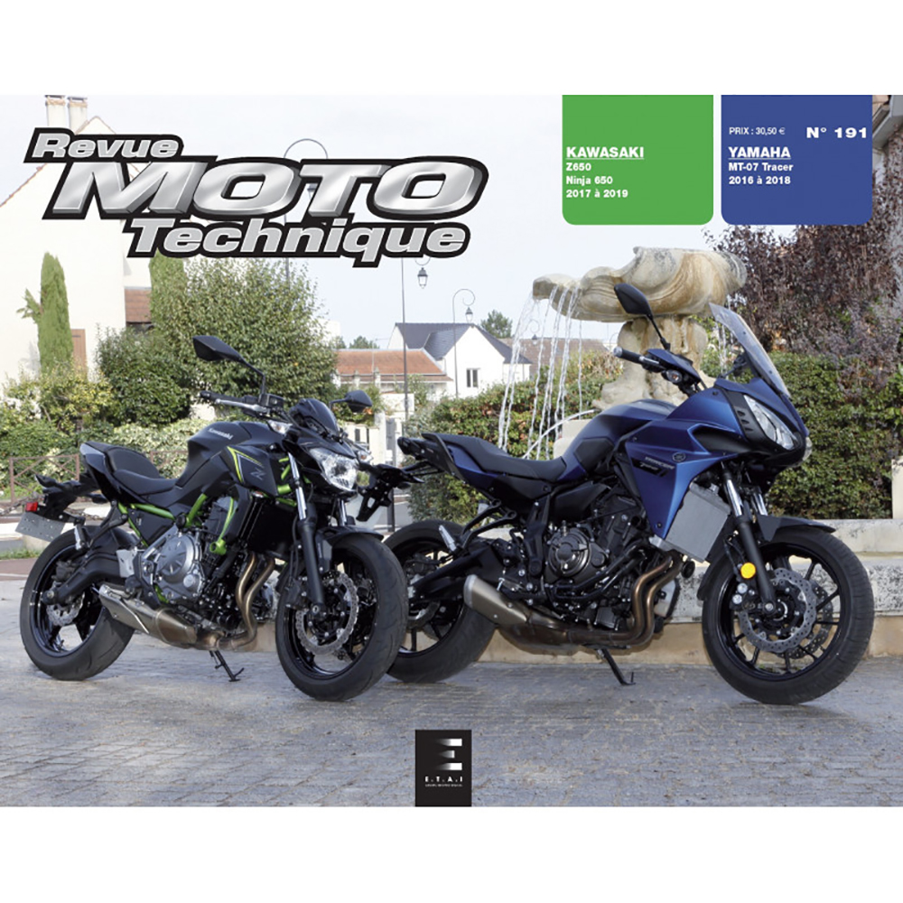 RMT 191 KAWASAKI Z650 (2017 à 2019) et YAMAHA TRACER 700 (2016 à 2018)