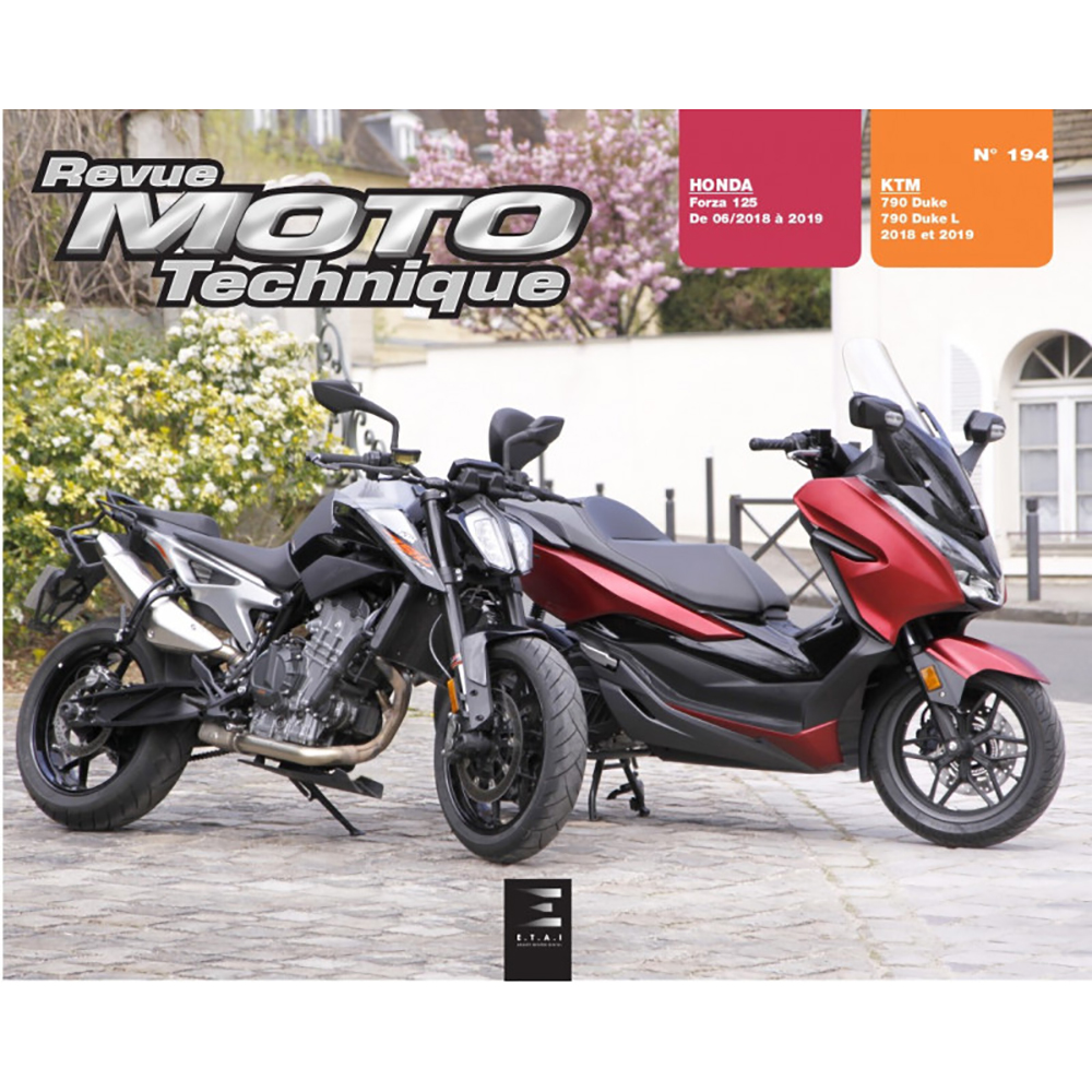 RMT 194 HONDA FORZA 125 (2018 à 2019) et KTM 790 DUKE (2018 à 2019)