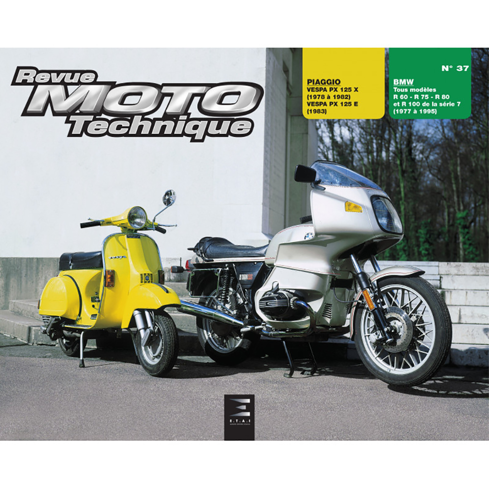 RMT 37.2 BMW R60/R75/R80/R100 (77 à 95) et PIAGGIO VESPA PX125X/PX125E (78-83)