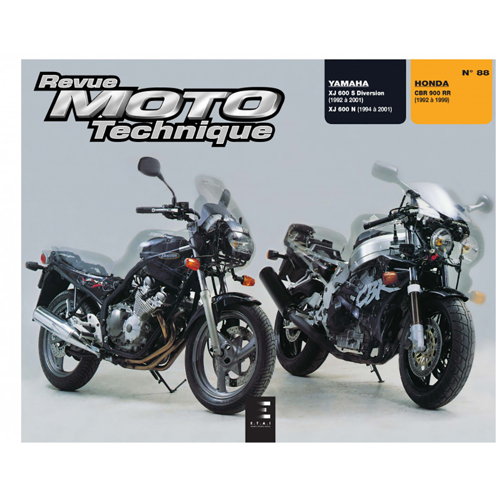 RMT 88.5 YAMAHA XJ 600 (1992 à 2001) et HONDA CBR 900 (1992 à 1999)