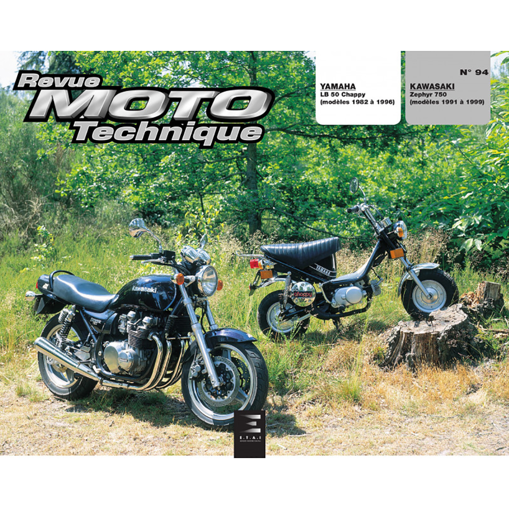 RMT 94.3 YAMAHA LB 50 CHAPPY (1982 à 1996) et KAWASAKI ZEPHYR 750 (1991 à 1999)