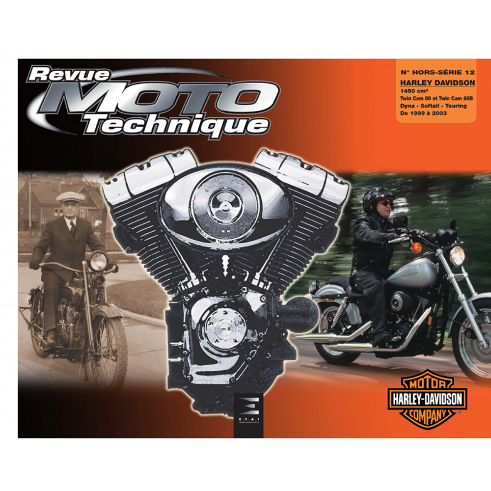 RMT HS 12.1 HARLEY DAVIDSON TWIN CAM 88 et TWIN CAM 88B (1999 à 2003)