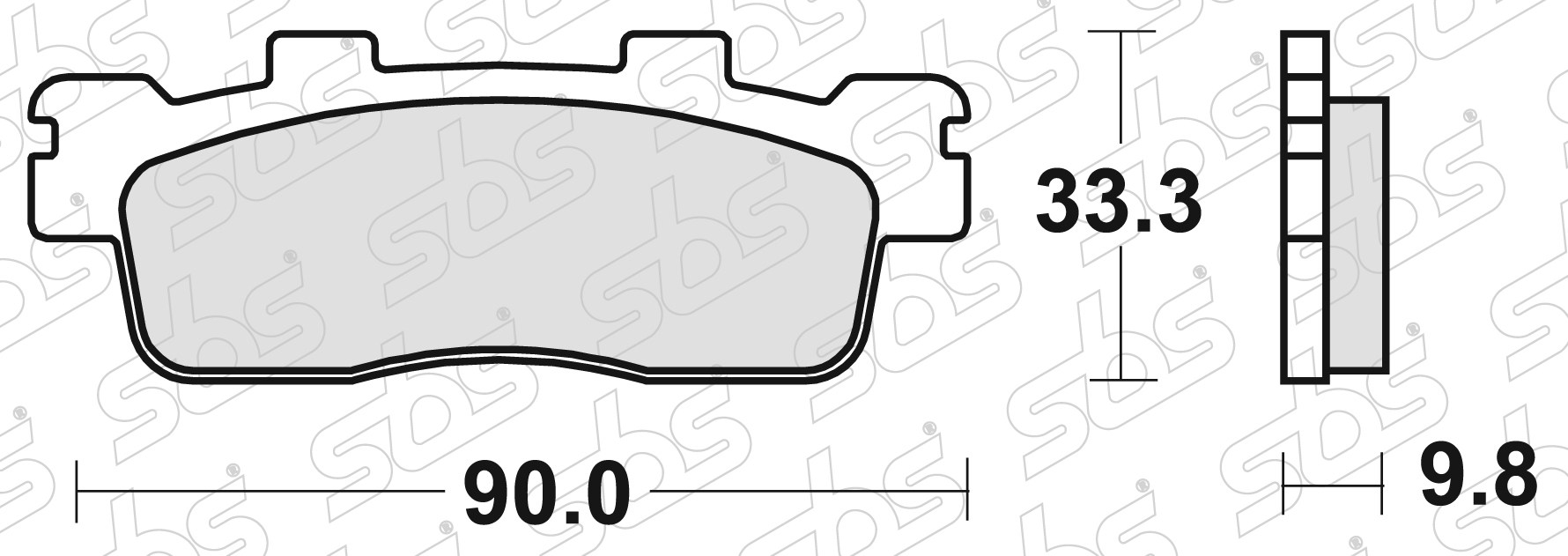 Plaquettes de frein 204 CT