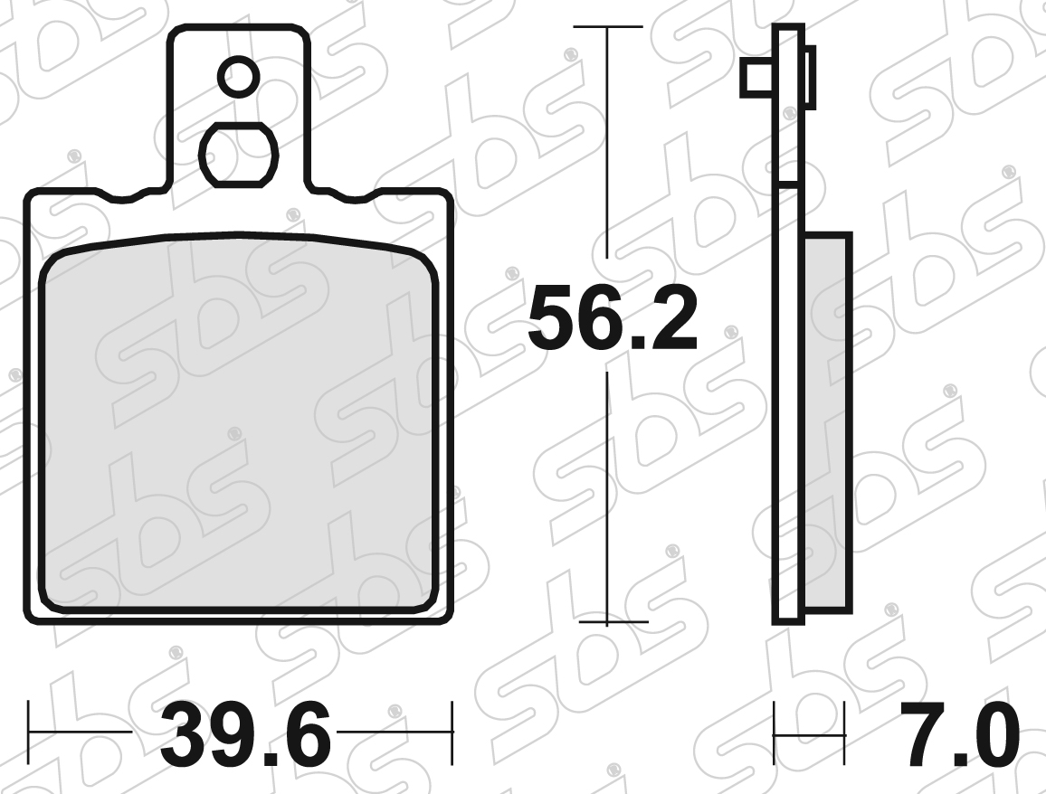 Plaquettes de frein 519 LS