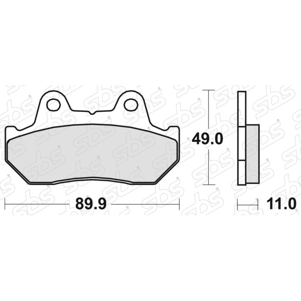 Plaquettes de frein 542 LS