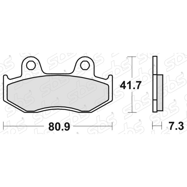 Plaquettes de frein 558 RSI