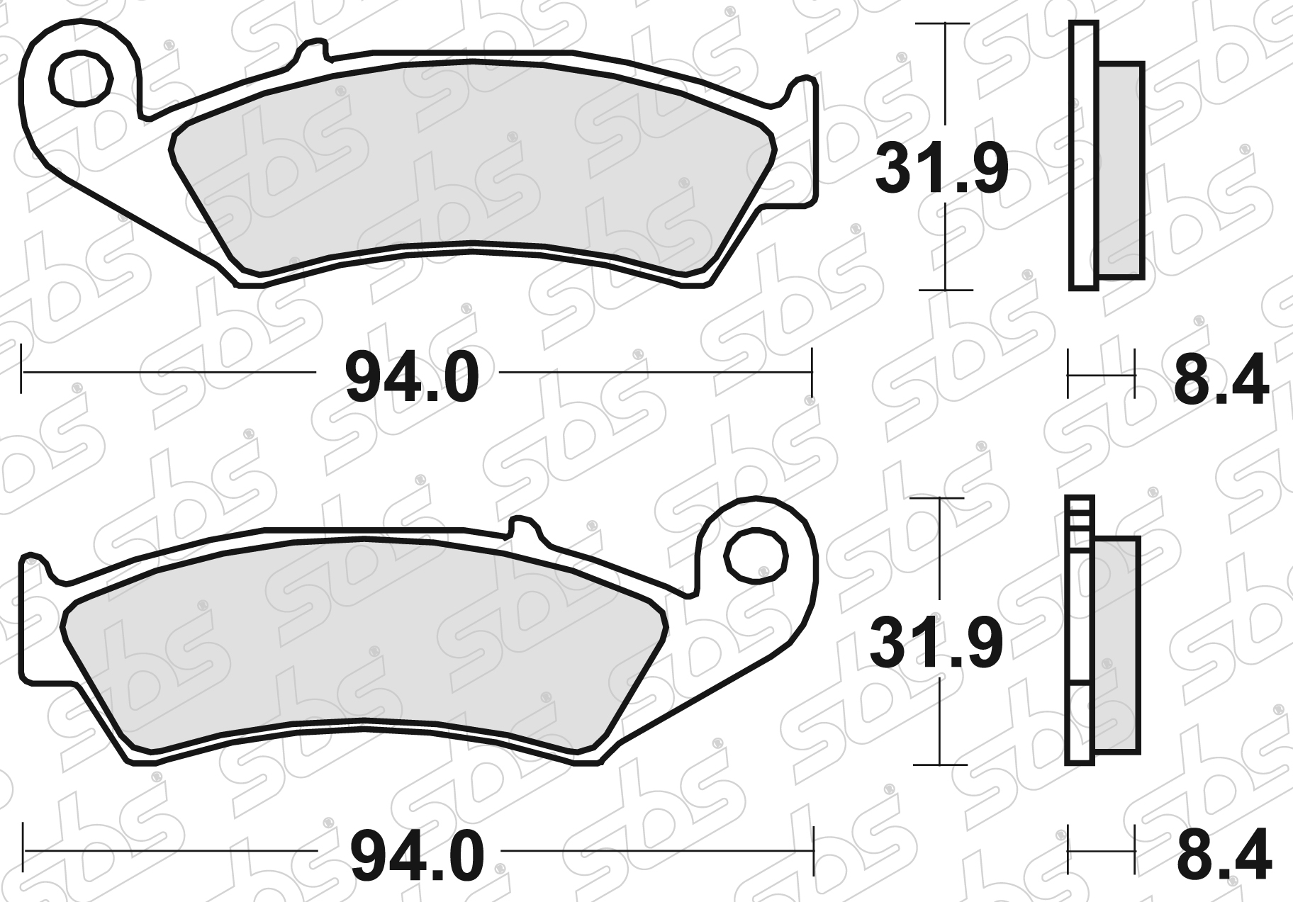 Plaquettes de frein 623 LS