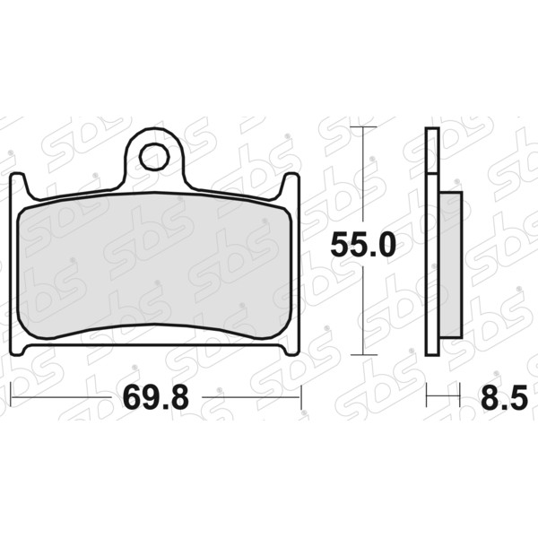 Plaquettes de frein 624 SP