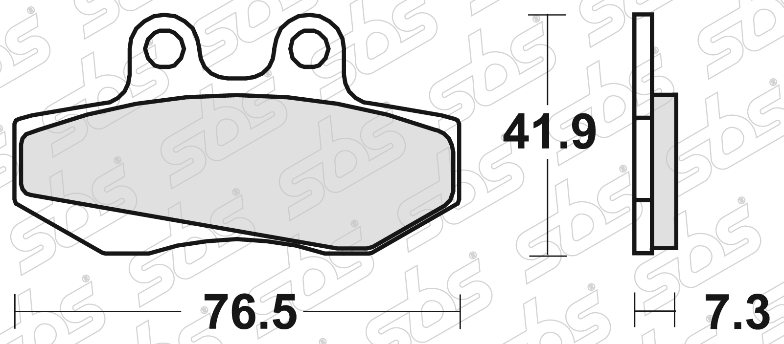 Plaquettes de frein 652 HF