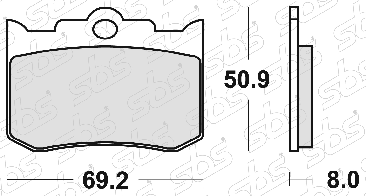 Plaquettes de frein 678 LS