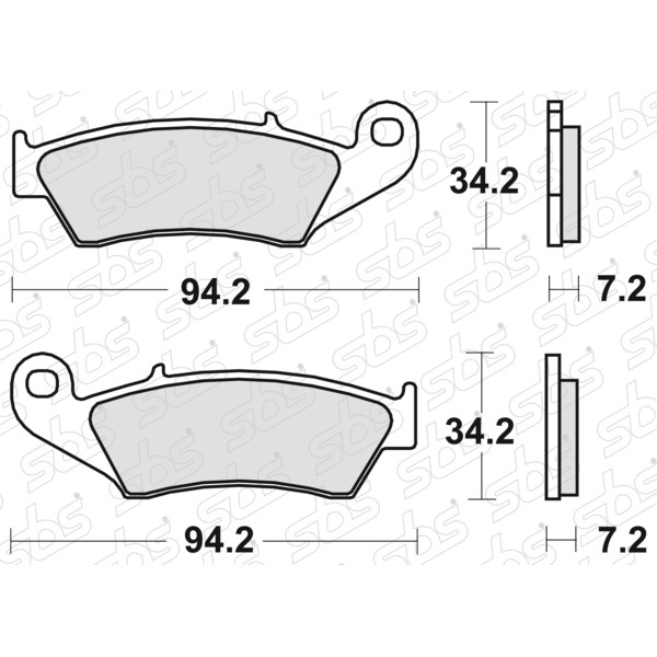 Plaquettes de frein 694 HF