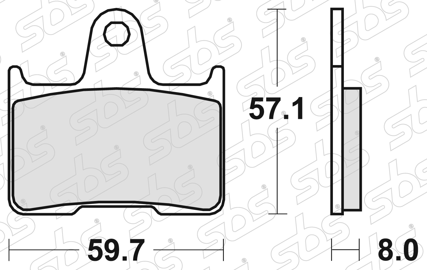 Plaquettes de frein 715 LS