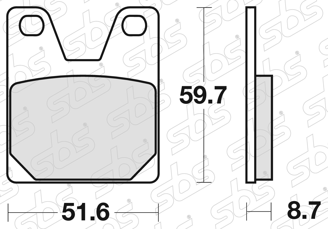 Plaquettes de frein 733 LS