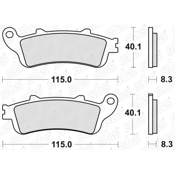 Plaquettes de frein 736 LS