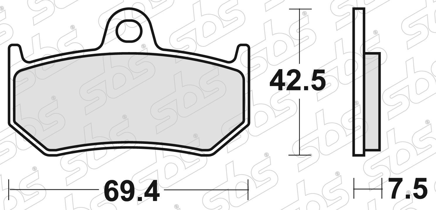 Plaquettes de frein 763 LS