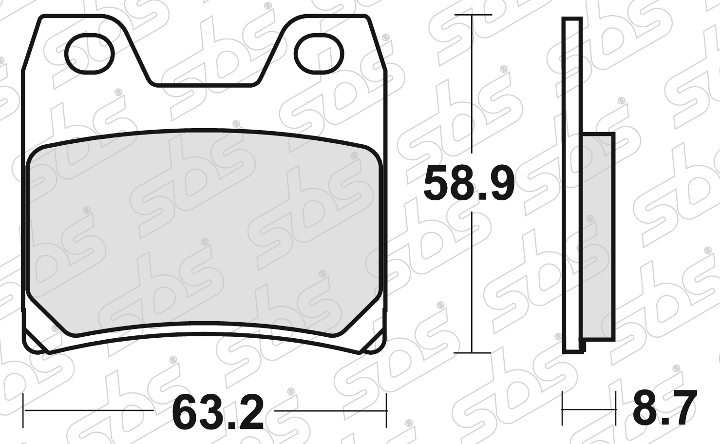 Plaquettes de frein 770 LS