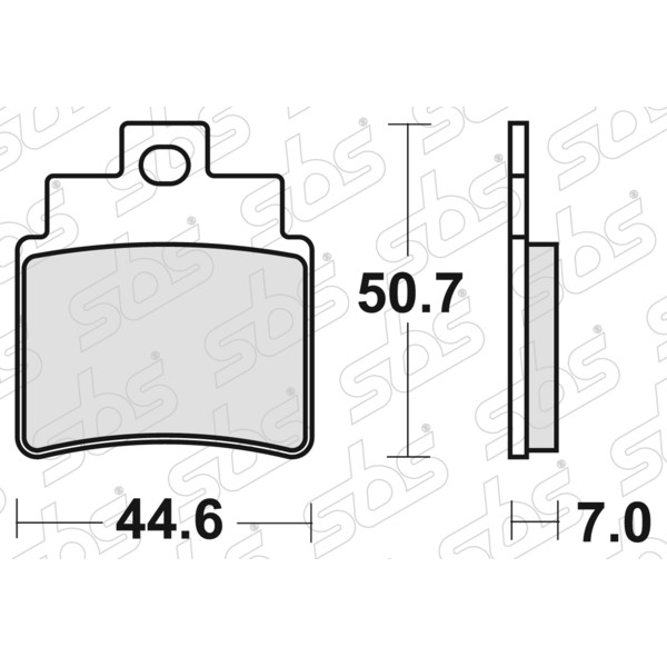 Plaquettes de frein 775 HF