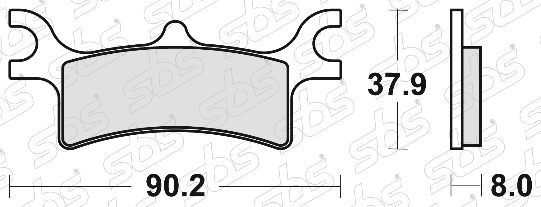 Plaquettes de frein 787 ATS