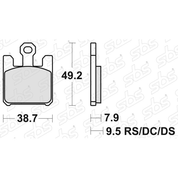 Plaquettes de frein 788 RS