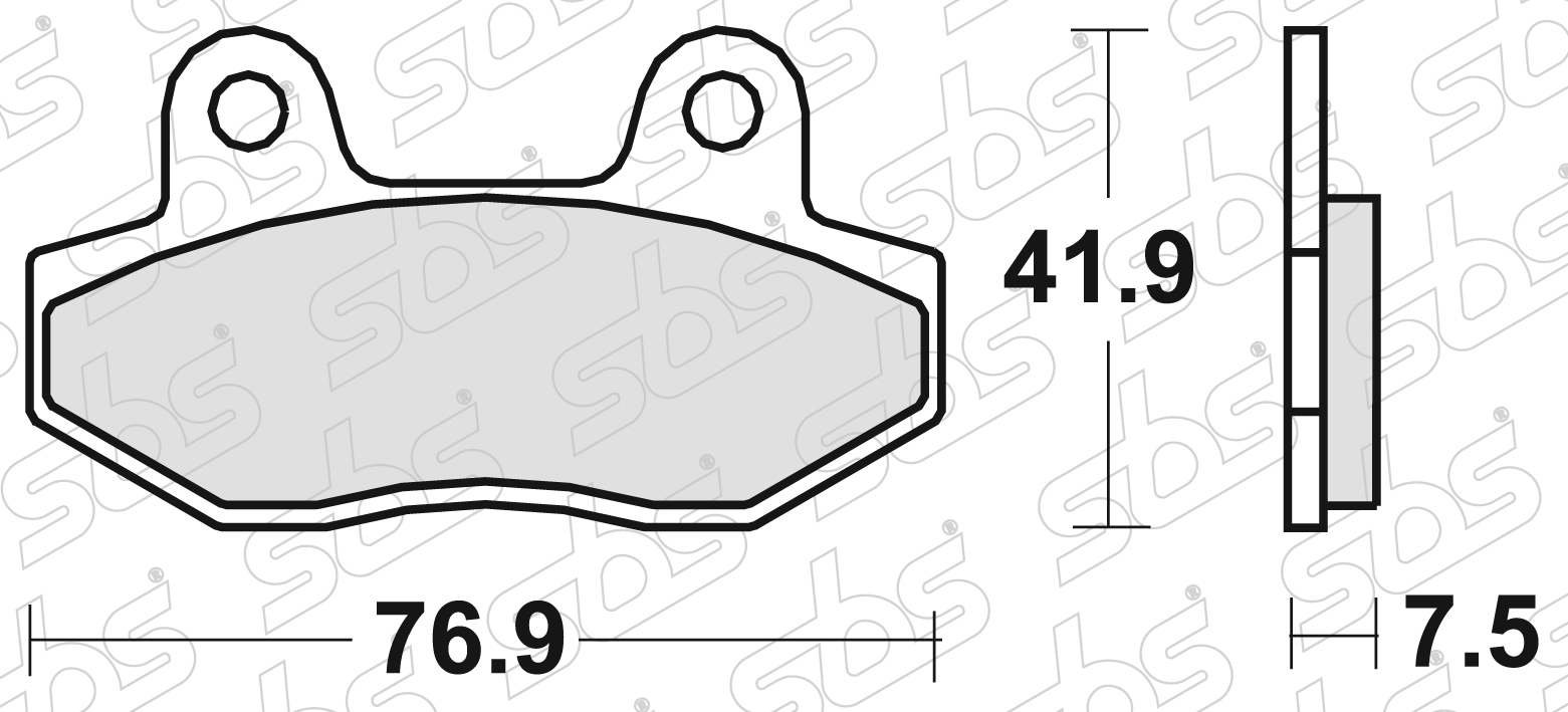 Plaquettes de frein 814 LS