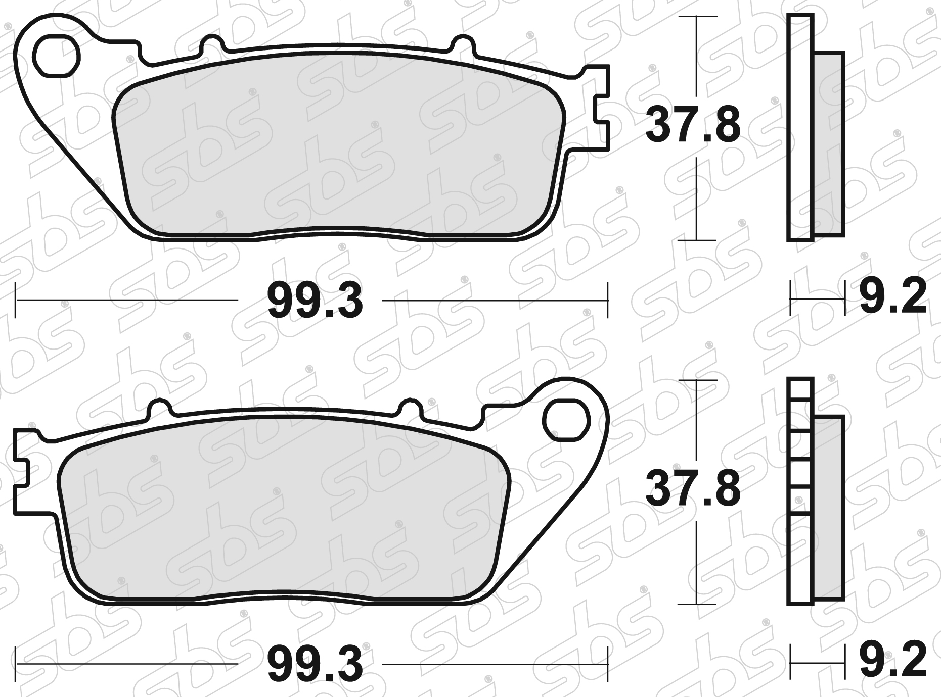 Plaquettes de frein 862 LS